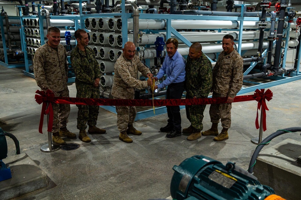 MCAGCC opens new water treatment facility to support training and base personnel