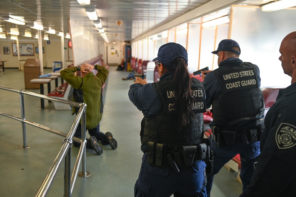 Coast Guard, Suffolk County Police conduct active shooter training at Port Jefferson ferry terminal