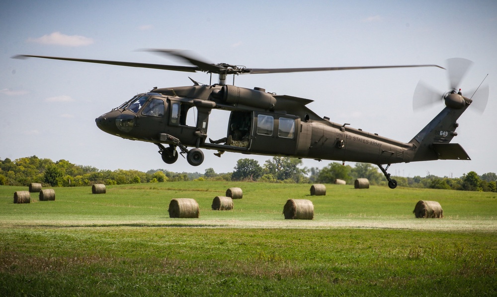 Rolling fields: Iowa Black Hawks support Pathfinder course at Camp Dodge