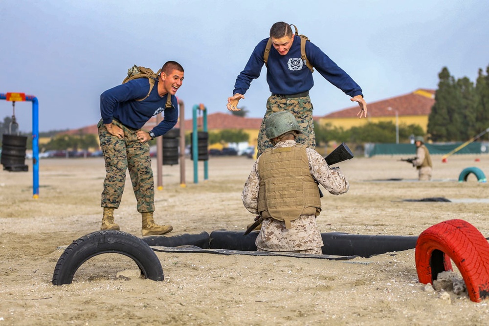 India Company Bayonet Assault Course