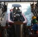 USCGC Charles Moulthrope recovers its small boat after training exercises in the Arabian Gulf