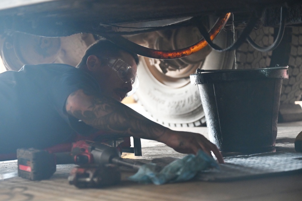 Vehicle Management team keeps 449th AEG running