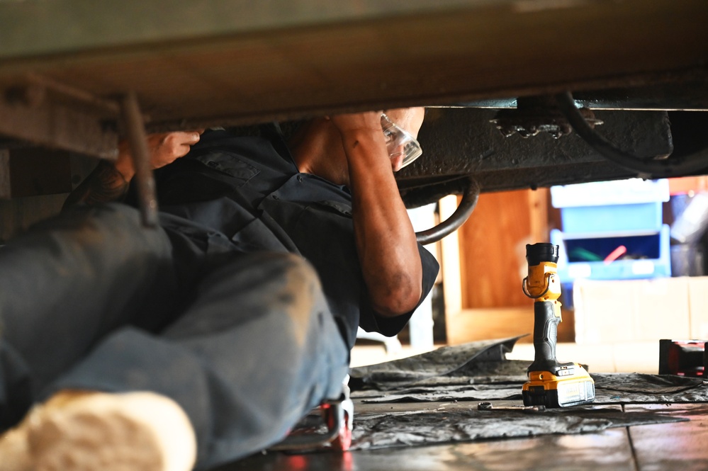 Vehicle Management team keeps 449th AEG running