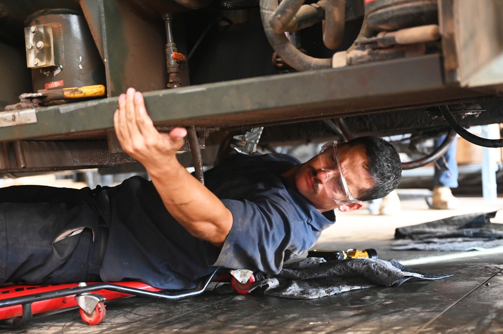 Vehicle Management team keeps 449th AEG running