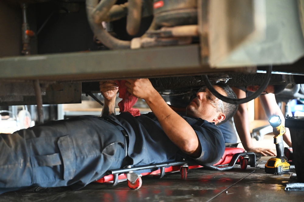Vehicle Management team keeps 449th AEG running
