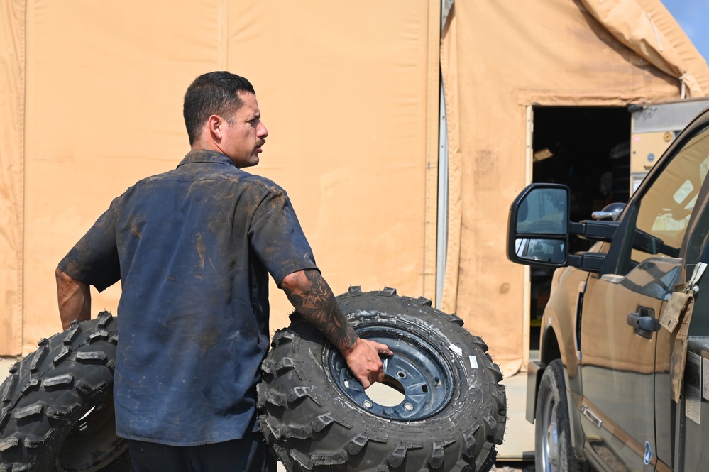 Vehicle Management team keeps 449th AEG running