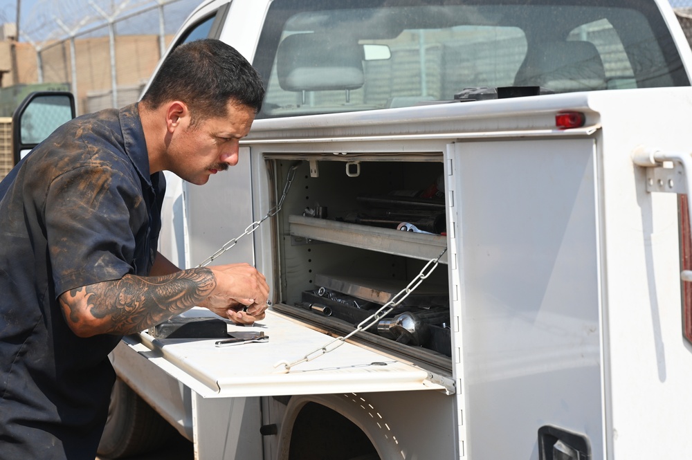 Vehicle Management team keeps 449th AEG running