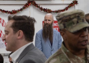James Holtsnider, Chargé d’Affaires of the U.S. Embassy Visits Camp Arifjan, Kuwait