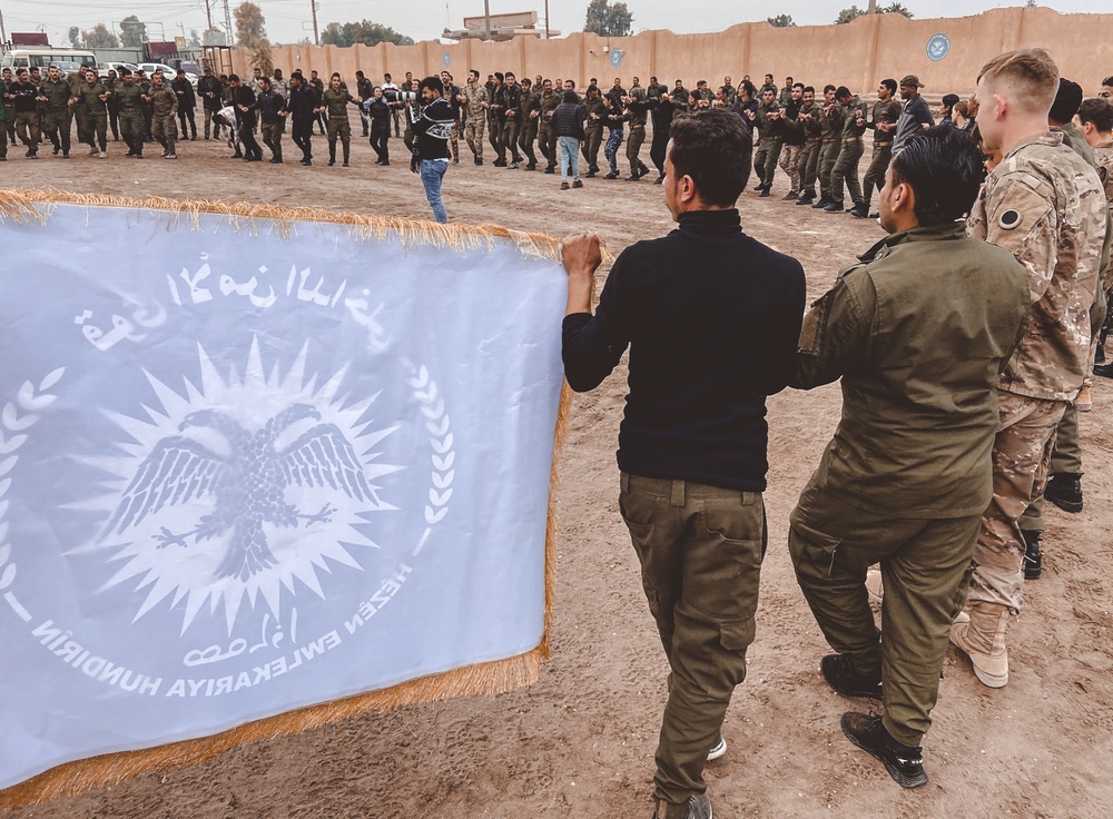 37th Infantry Brigade Combat Team Soldiers celebrate Asayish graduation