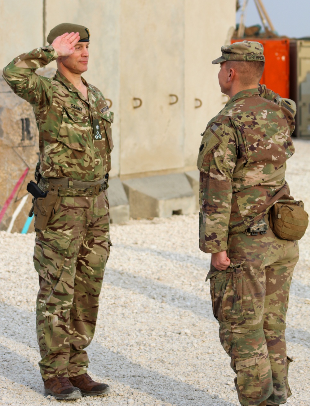 Deputy Commanding General of CJTF-OIR visits Michigan National Guard Soldiers