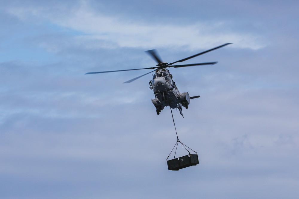 Super Puma Delivers Provisions