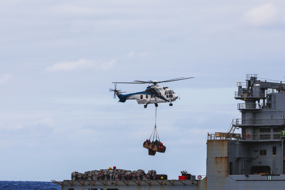 Super Puma Offloads Provisions