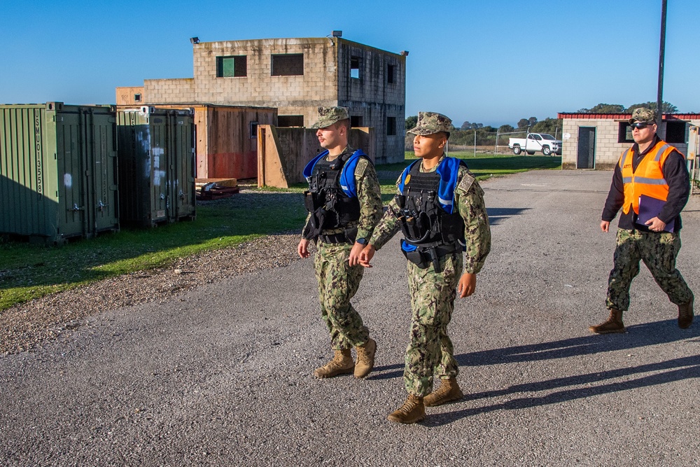 Security Personnel Conduct Drills at NAVSTA Rota