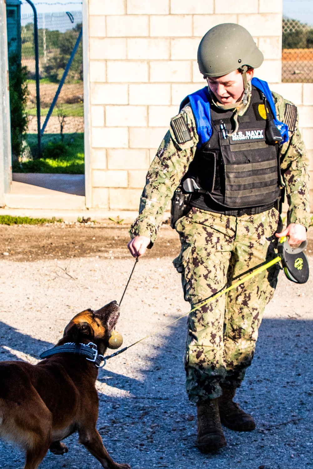 Security Personnel Conduct Drills at NAVSTA Rota