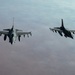 91st EARS KC-135s refuels 77th EFS F-16s
