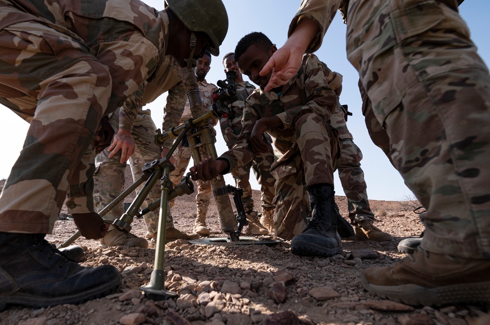 FAD BIR conduct mortar, mounted training with U.S. Army