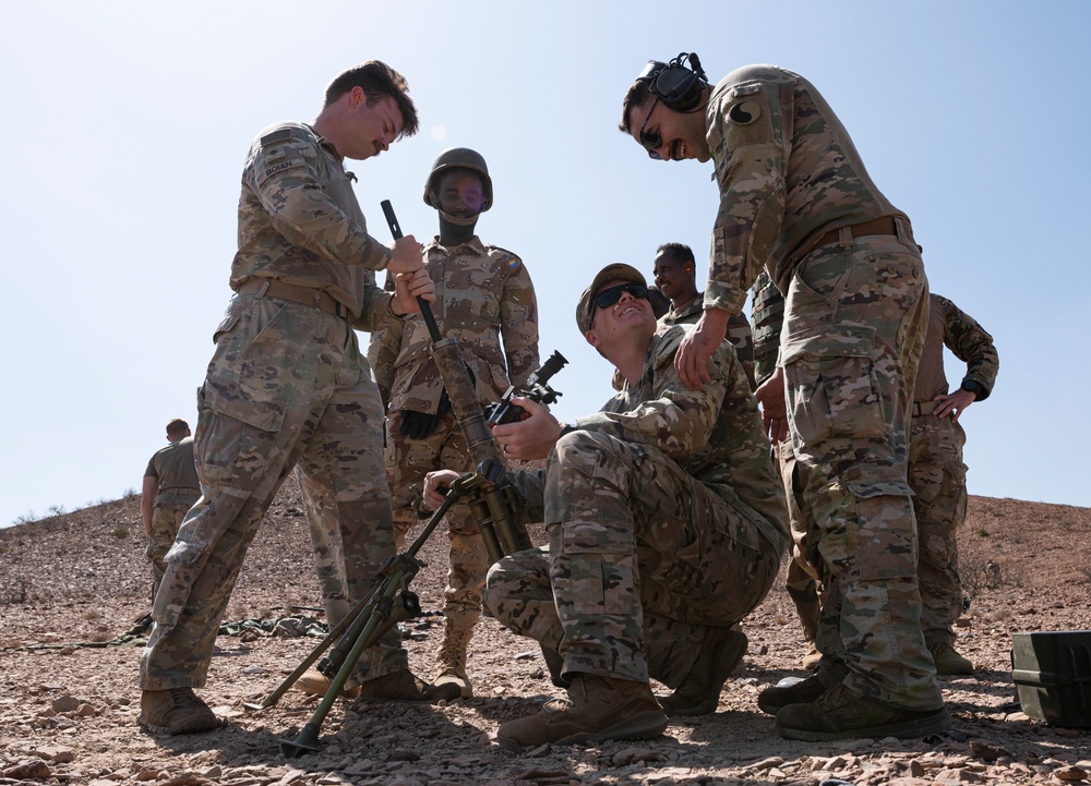 FAD BIR conduct mortar, mounted training with U.S. Army