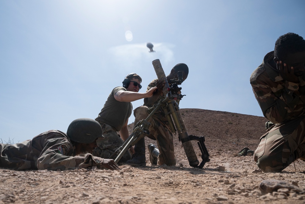 FAD BIR conduct mortar, mounted training with U.S. Army