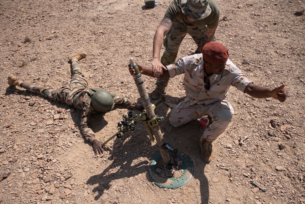 FAD BIR conduct mortar, mounted training with U.S. Army