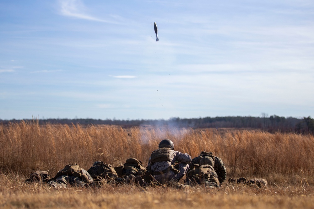 Infantry Officer Course Mortar Training