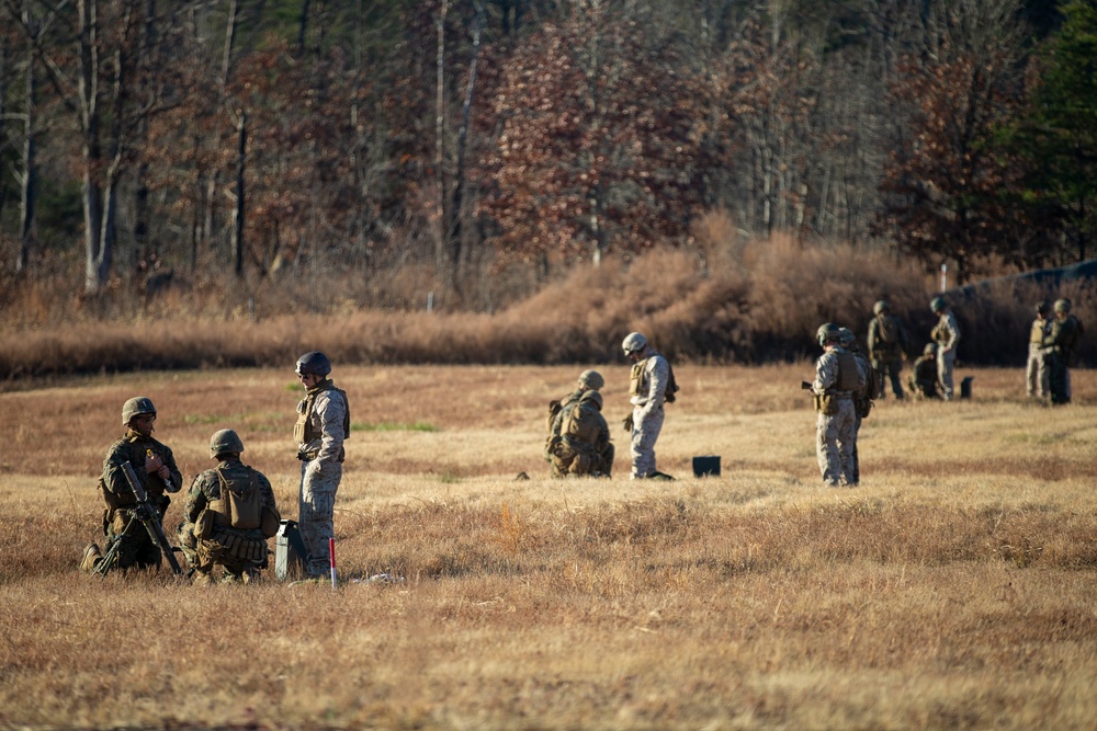 Infantry Officer Course Mortar Training