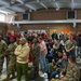 Company A, 151st Expeditionary Signal Battalion deployment departure ceremony