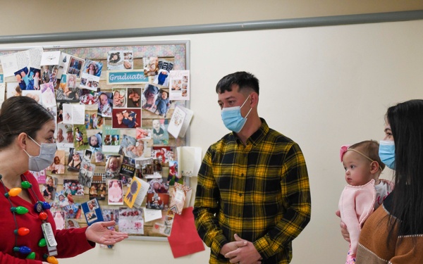 Former NICU patient visits Naval Medical Center Camp Lejeune on one-year birthday