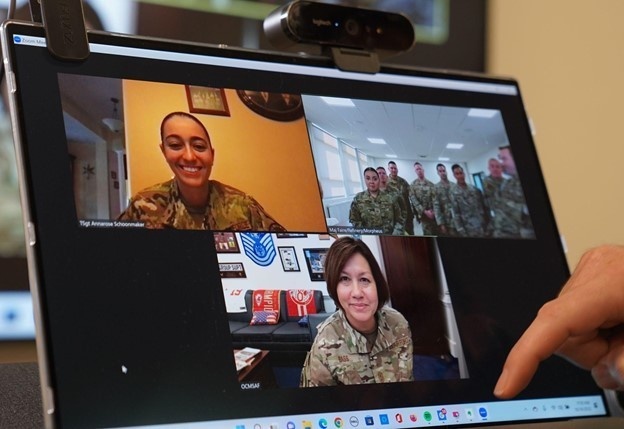 AFWERX Refinery meets with CMSAF Bass