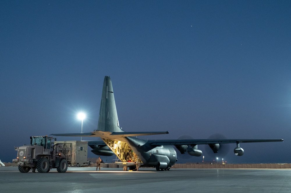 26th Expeditionary Rescue Squadron performs combat airlift operation