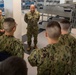 Commanding Officer Visits Recruits on Christmas