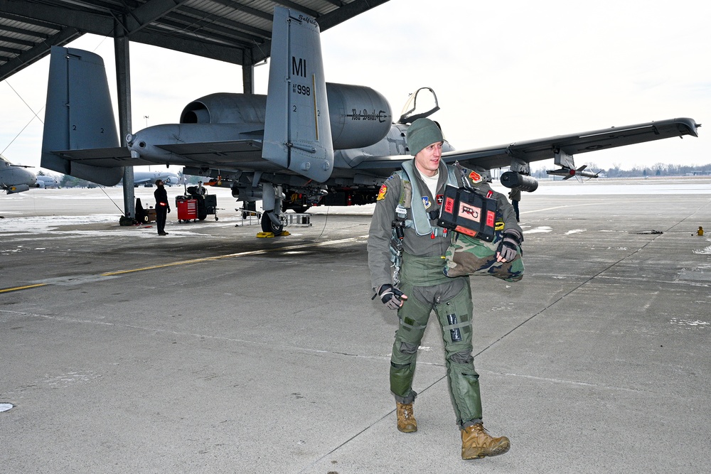 Flight Operations at Selfridge Air National Guard Base