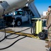 461st crew chiefs conduct fuel transfer on an E-8C JSTARS