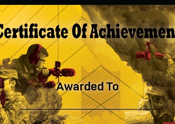 Certificate of Achievement Graphic