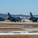 Osan’s F-16s take off for training
