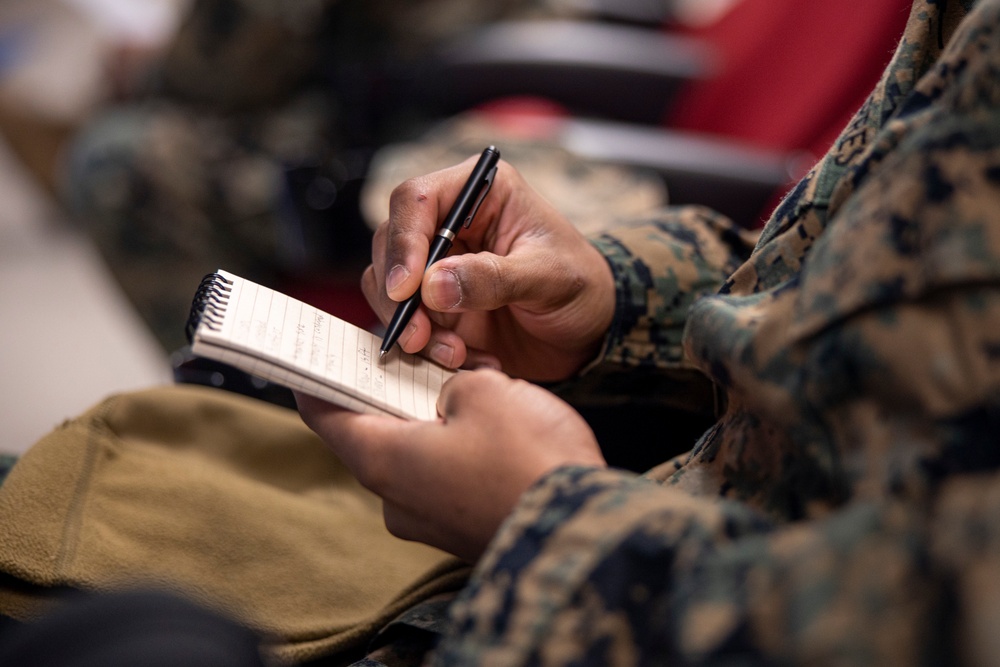 U.S. Marines with Camp Mujuk participate in non-lethal training