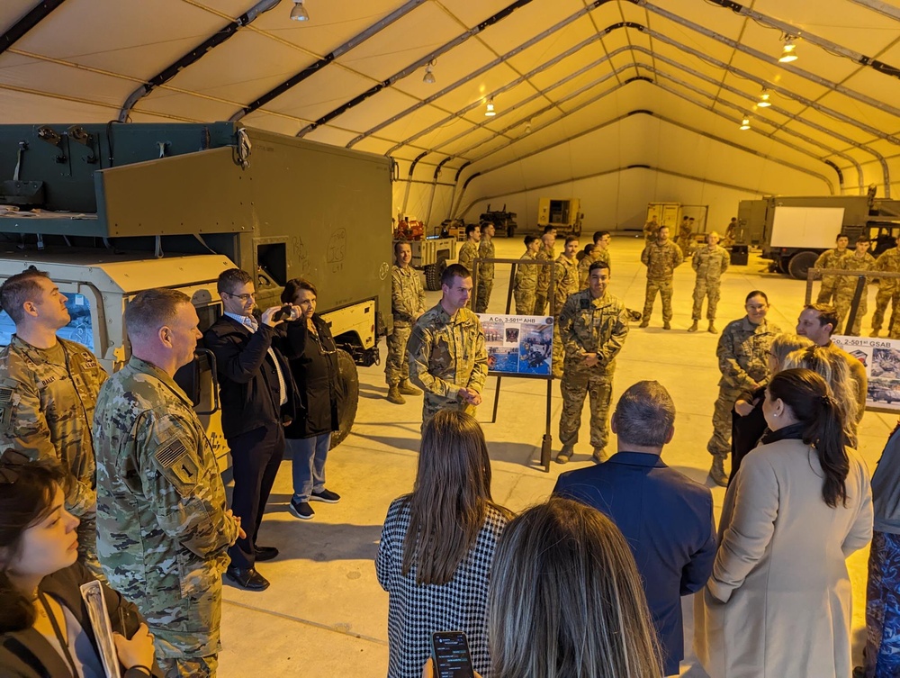 1st Hellenic Army Commander Lt. Gen. Choudeloudis Command Visit