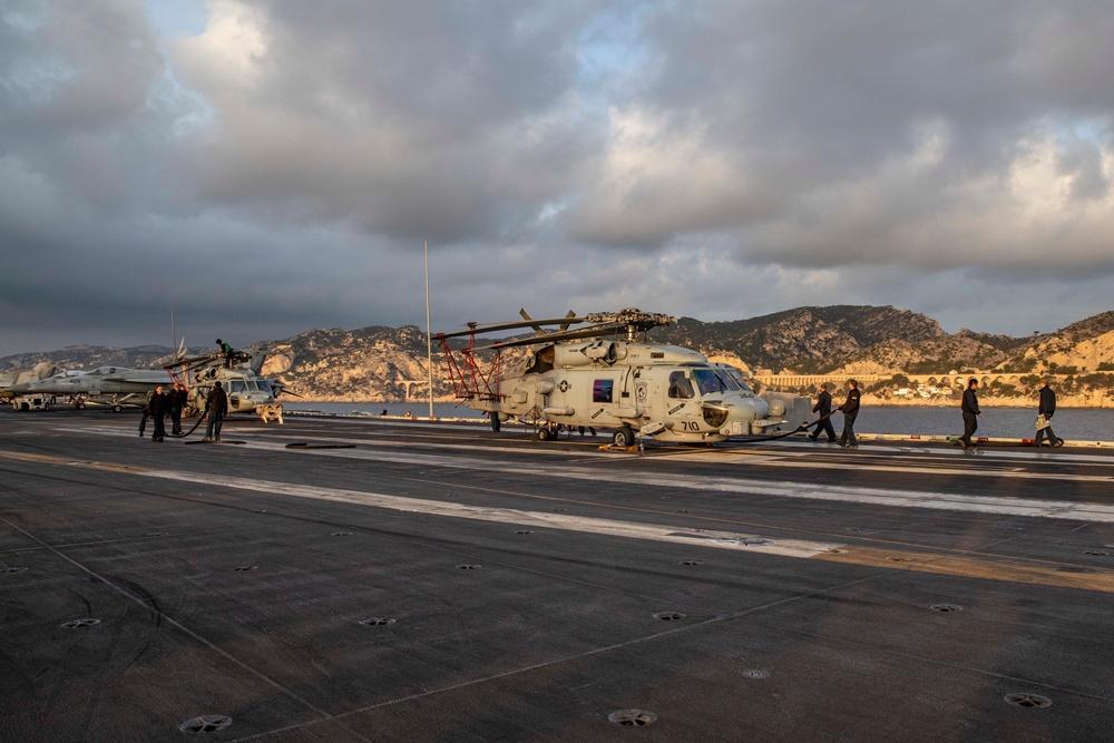 USS George H.W. Bush (CVN 77) Arrives in Marseille, France