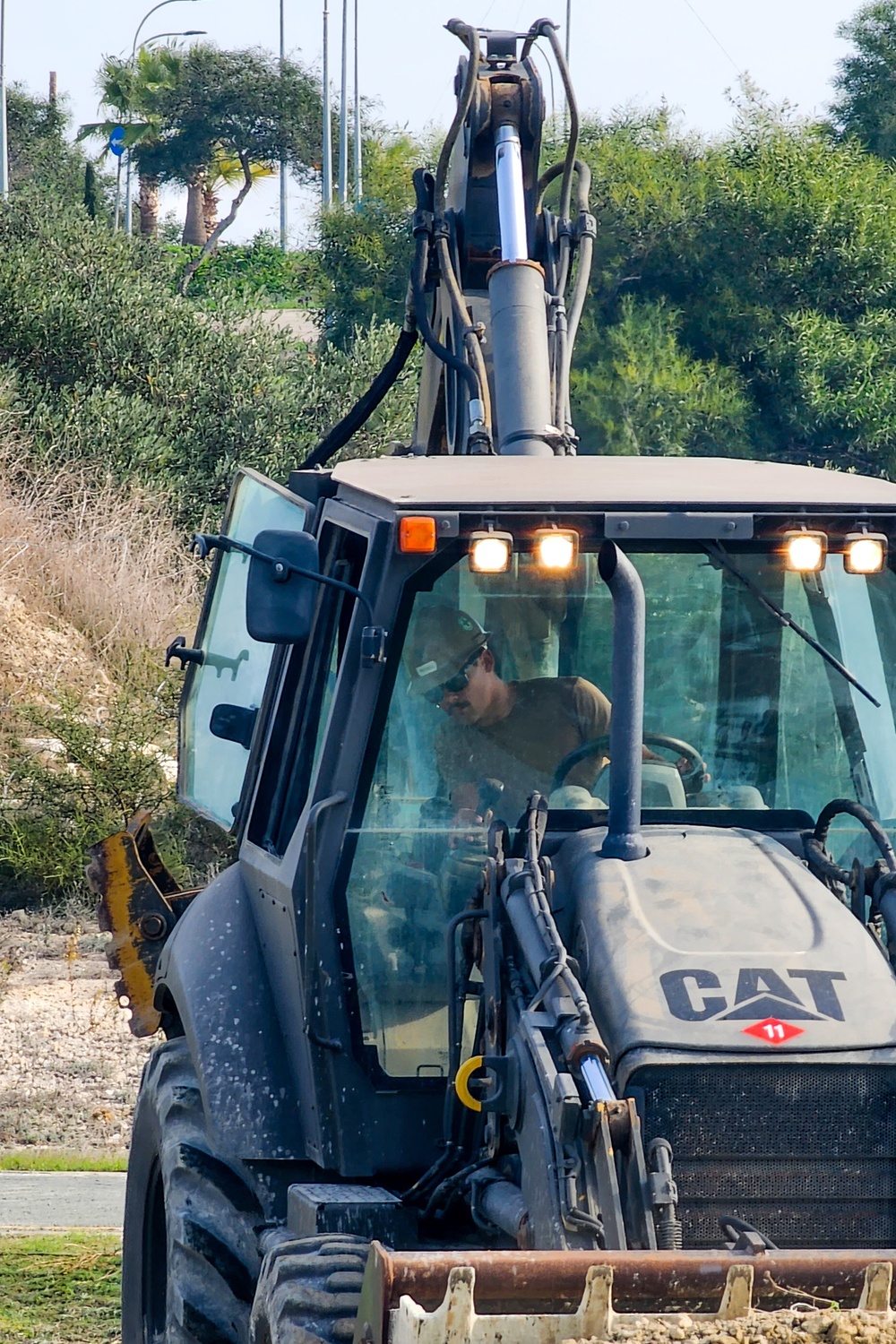 NMCB 11 Seabees work with Cypriot National Guard Engineers