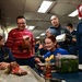 Holiday celebrations on USCGC Spencer (WMEC 905)