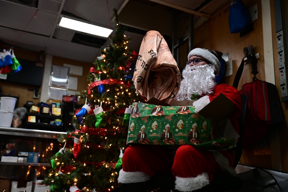 Holiday celebrations on USCGC Spencer (WMEC 905)