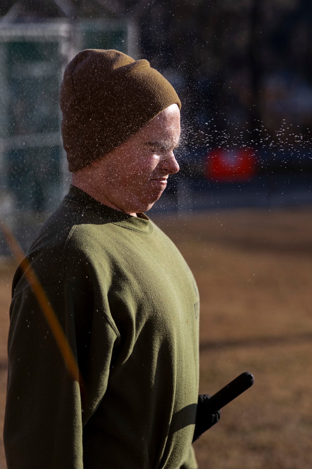 Camp Mujuk Marines earn their OC spray qualification