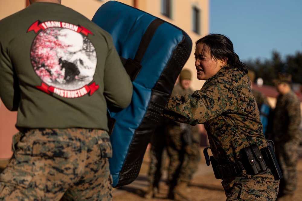 Camp Mujuk Marines earn their OC spray qualification