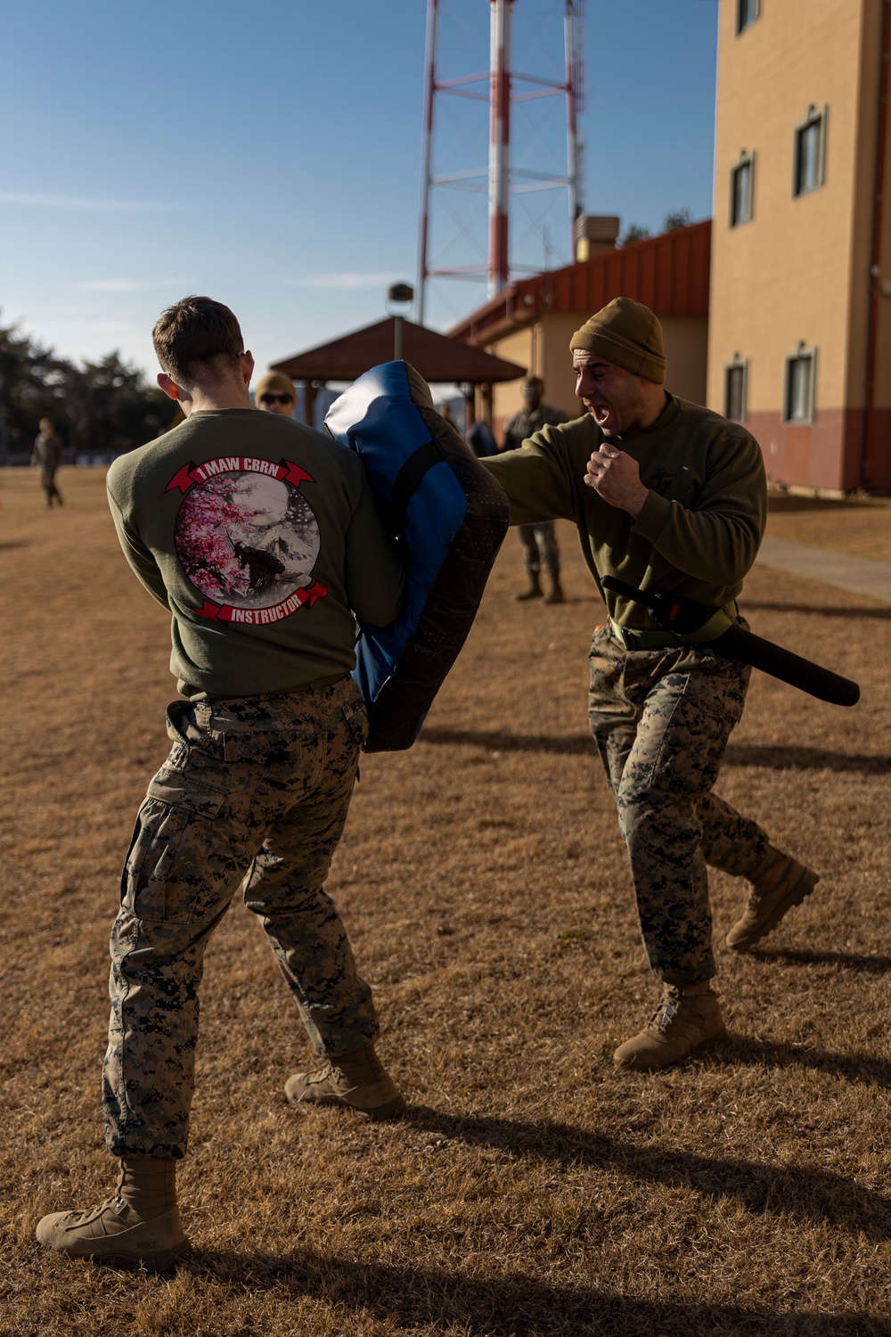 Camp Mujuk Marines earn their OC spray qualification