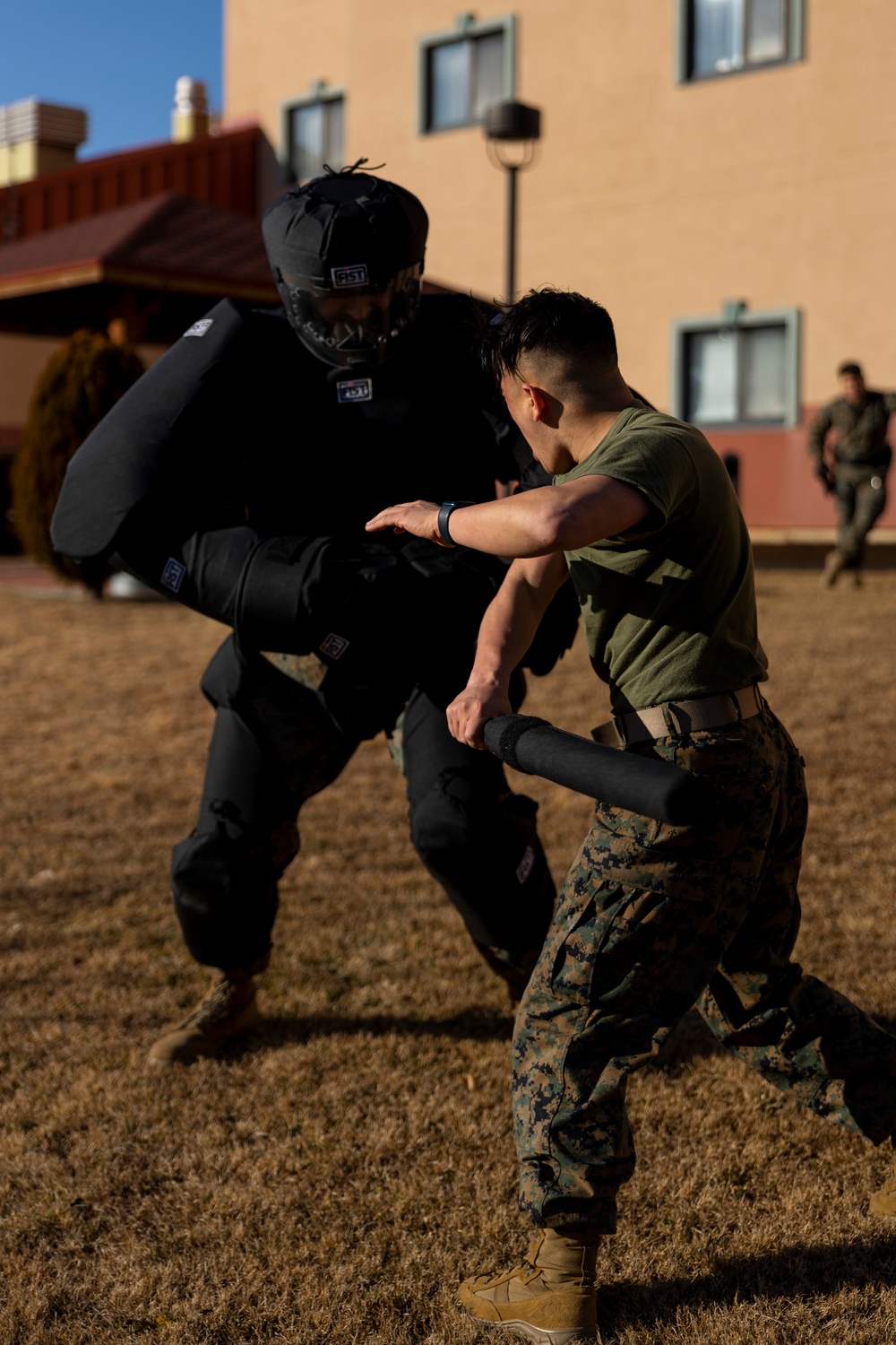 Camp Mujuk Marines earn their OC spray qualification