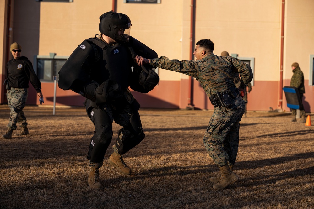 Camp Mujuk Marines earn their OC spray qualification