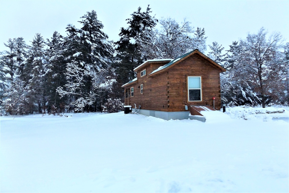 Cabins available year-round at Fort McCoy's Pine View Campground in Pine View Recreation Area