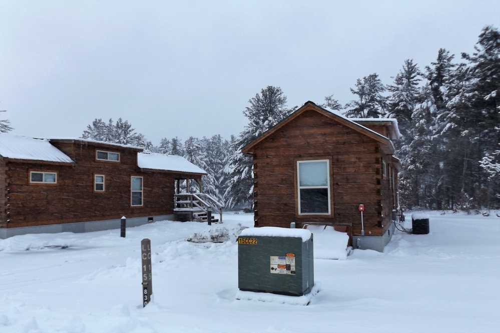 Cabins available year-round at Fort McCoy's Pine View Campground in Pine View Recreation Area