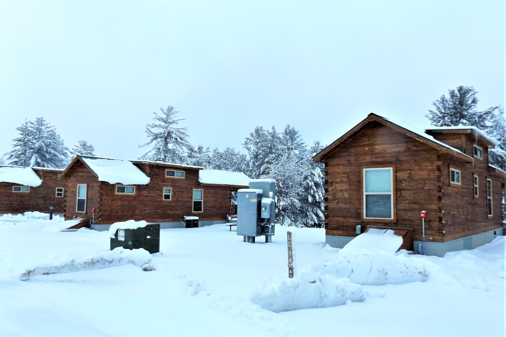 Cabins available year-round at Fort McCoy's Pine View Campground in Pine View Recreation Area