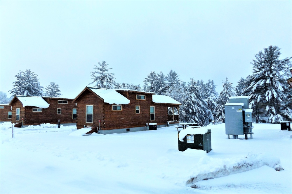 Cabins available year-round at Fort McCoy's Pine View Campground in Pine View Recreation Area