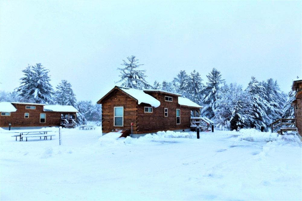 Cabins available year-round at Fort McCoy's Pine View Campground in Pine View Recreation Area